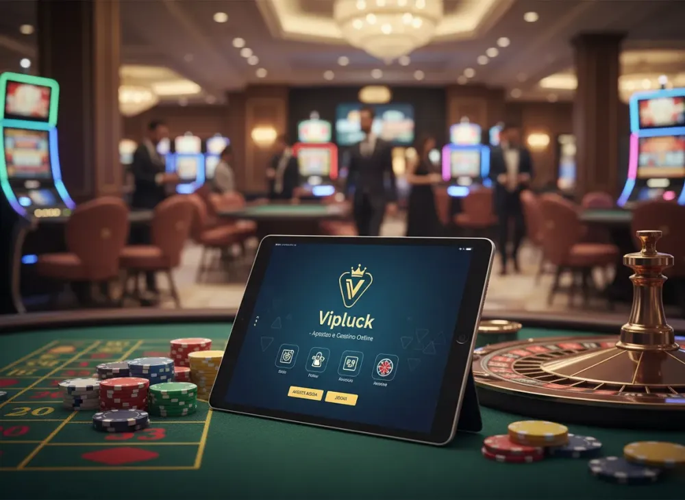 Vipluck app para apostas e jogos de cassino online