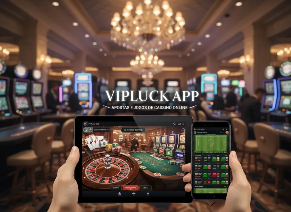Vipluck app para apostas e jogos de cassino online